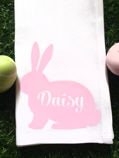 Personalised Easter Rabbit Bunny Napkin