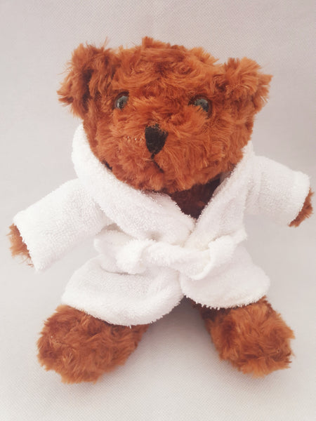 Personalised Teddy bear In Rainbow Dressing Gown- NHS-Charity-Nurses-Frontline-Doctor