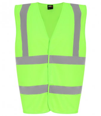 Adults Personalised High Viz Safety Vest one