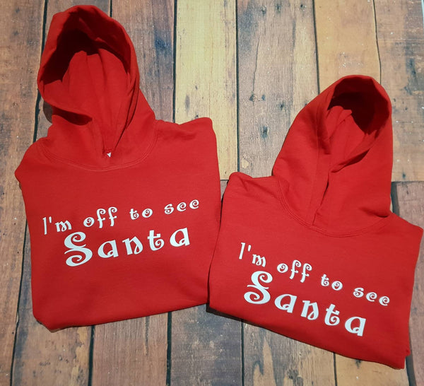 I'm off to see Santa Lapland hoodie 2024