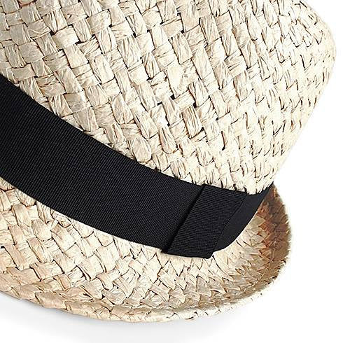 Personalised Straw Adults Unisex Trilby Sun hat