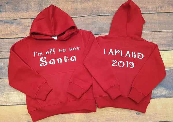 I'm off to see Santa Lapland hoodie 2024