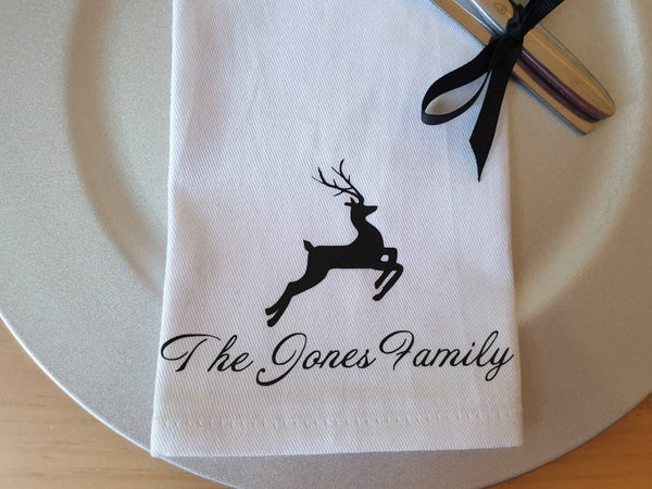 Personalised Christmas Napkin Serviette