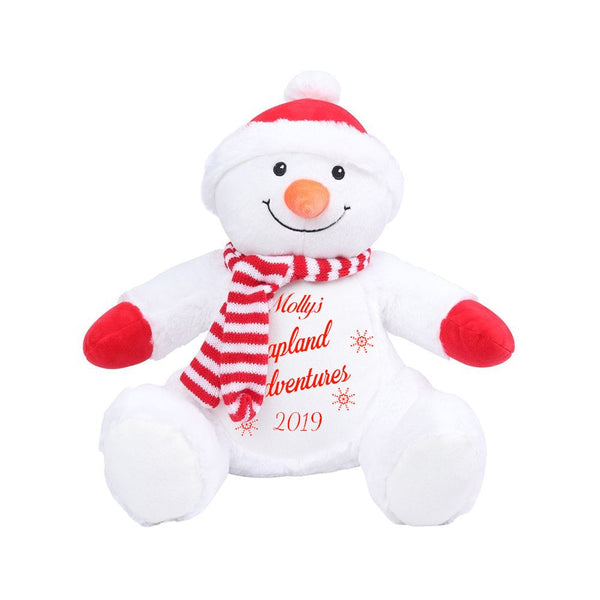 Personalised Father Christmas Snowman Reindeer soft toy