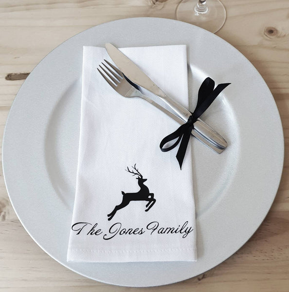 Personalised Christmas Napkin Serviette