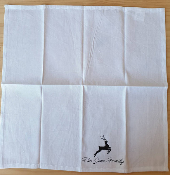 Personalised Christmas Napkin Serviette