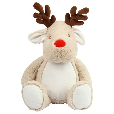 Personalised Father Christmas Snowman Reindeer soft toy