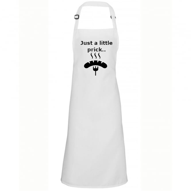 Funny Apron For Men Just A Little Prick BBQ Present Gift