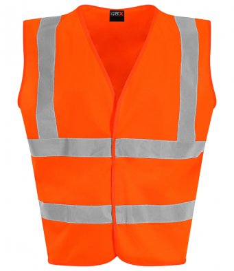 Children's High Viz Pro RTX Personalised Safety Vests ages 4-12 years