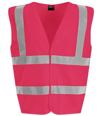 Children's High Viz Pro RTX Personalised Safety Vests ages 4-12 years