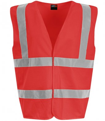 Adults Personalised High Viz Safety Vest one