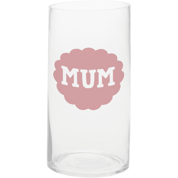 Personalised Glass Cylinder Vase