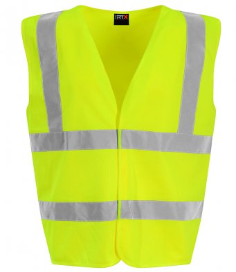 Children's High Viz Pro RTX Personalised Safety Vests ages 4-12 years